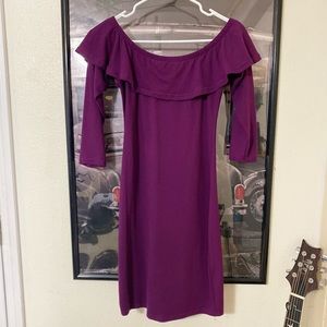 Purple Capella mini dress